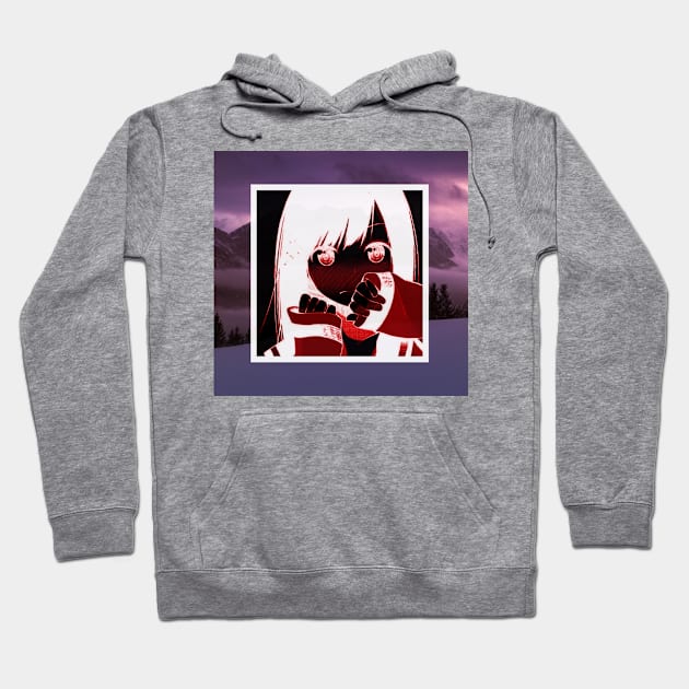 Red Night Hoodie by bluescreen